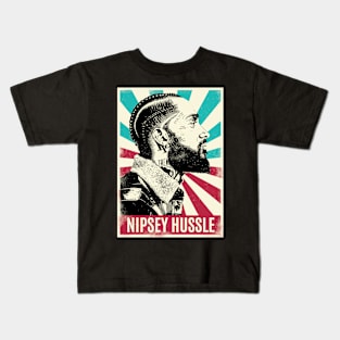 Vintage Retro Nipsey Hussle Kids T-Shirt